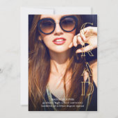 Big Grad Magazine Style Faire-part photo (Devant)