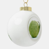 Big Green Hedgeapple Keramische Bal Ornament (Links)