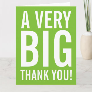 Big Grey Card Merci