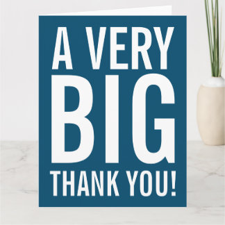 Big Grey Card Merci
