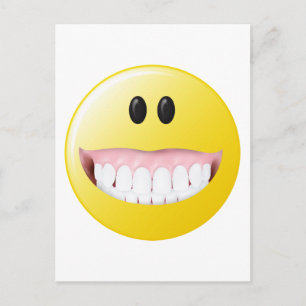 Big Gums Face Briefkaart