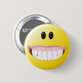 Big Gums Face Ronde Button 5,7 Cm (Voorkant /achterkant)