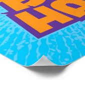 Big Hair Band Logo Poster (Hoek)