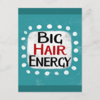 Big Hair Energy Briefkaart