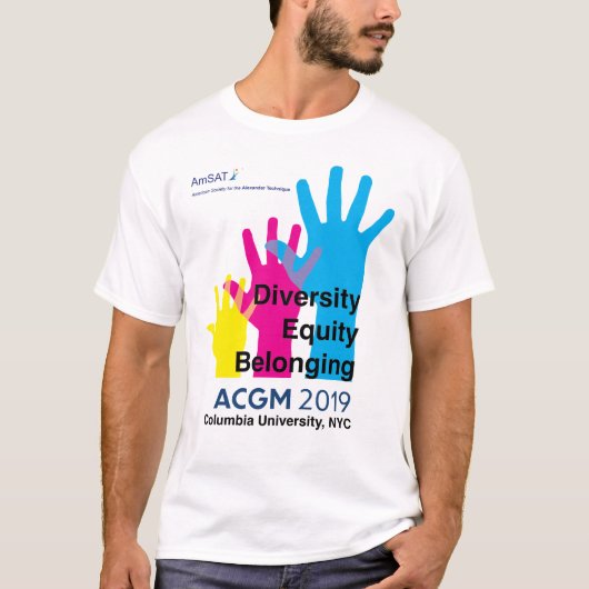 Big hands logo met Diversity, Equity, Beloning T-shirt (Voorkant)