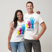 Big hands logo met Diversity, Equity, Beloning T-shirt (Unisex)