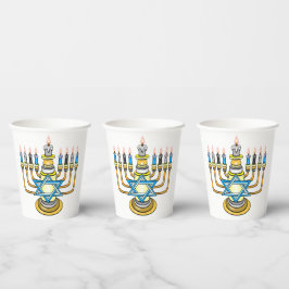 Big Happy Hanukkah Papieren Bekers