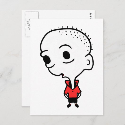Big Head Briefkaart (Voorkant / Achterkant)
