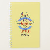 Big Heart Teacher Spiral Planner (Voorkant)