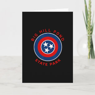 Big Hill Pond State Park Tennessee Vlag Tn Vakanti Kaart