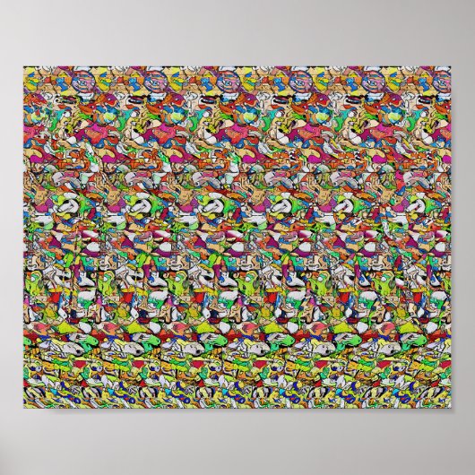 Big Hit - Verborgen 3D-afdrukken Poster (Voorkant)