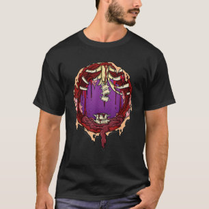 Big Hole in Chest door Supermachten Gore Zombie Co T-shirt