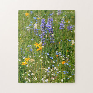 Big Horn Mtn Wild Flowers in WY - Jigzaag Puzzle Legpuzzel