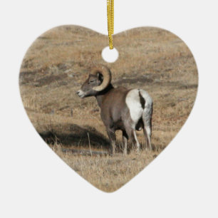 Big Horn Ram Keramisch Ornament