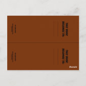 Big Horn Sheep Book markers Briefkaart (Achterkant)