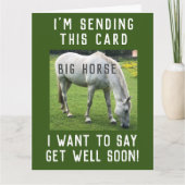 Big Horse wordt snel beter Kaart (Voorkant)