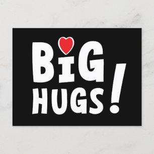 Big hug. Beterschapskaart of voor Valentijnsdag Feestdagenkaart