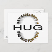 BIG HUG BRIEFKAART (Voorkant / Achterkant)