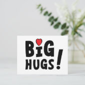 Big hug. Carte d'identité ou pour la Saint-Valenti (Debout devant)