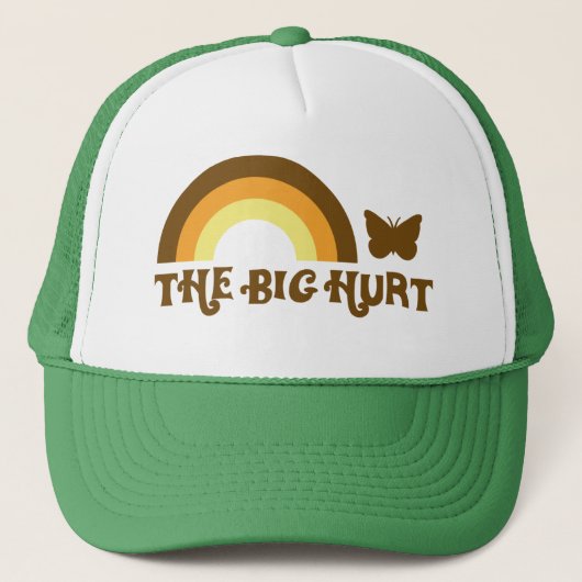 BIG HURT-regenboogvlinder TRUCKER HAT Trucker Pet (Voorkant)