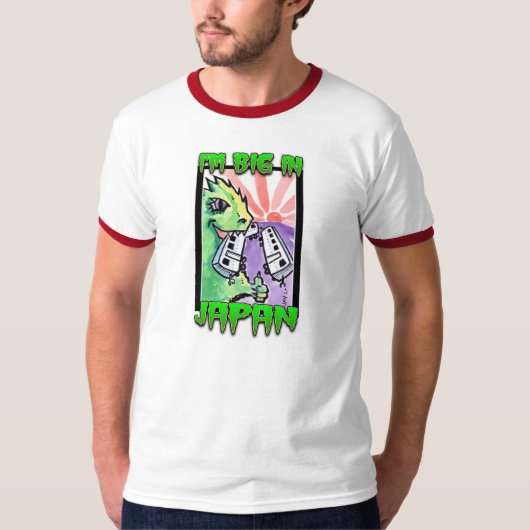 Big in Japan Happy T-Shirt (Voorkant)