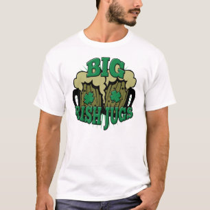 Big Irish Jugs Funny St. Patrick's Day T-shirt