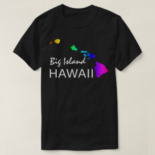 BIG ISLAND - HAWAÏ ISLANDS NEON REGENBOOG T-SHIRT