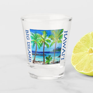 BIG ISLAND HAWAÏ SHOT GLASS GLAS