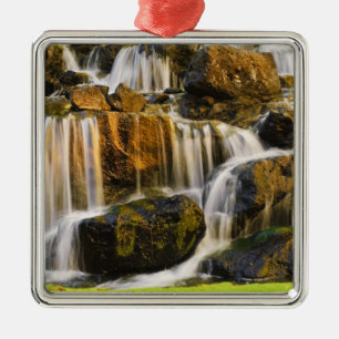 Big Island, Hawaii. Cascading stream, Big Island Metalen Ornament