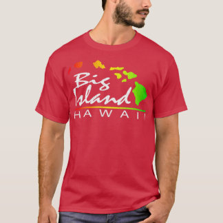 Big Island Hawaii -  ontwerp in nood T-shirt