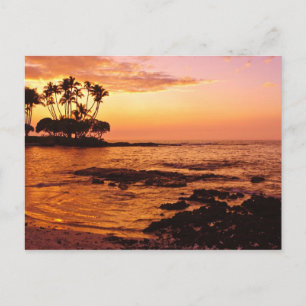 Big Island, Hawaii. Sunset, Big Island Hawaii. 2 Briefkaart
