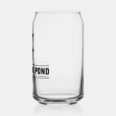 Big island Pond New Hampshire Blikvorm Glas (Links)