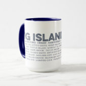 Big Island Pond New Hampshire Coffee Mok (Voorkant links)