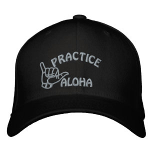Big Island praktijk Aloha Shaka (Hang los) Geborduurde Pet