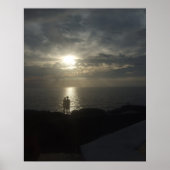 Big Island Silhouette Poster (Voorkant)