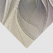 Big Ivory Flower, Abstract Modern Fractal Art Tissuepapier (Detail)