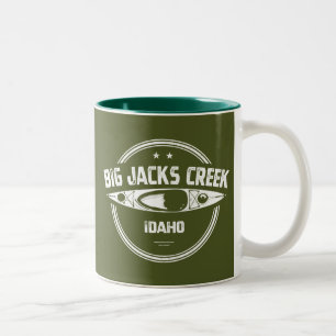 Big Jacks Creek Wild en de Schilderachtig rivier d Tweekleurige Koffiemok