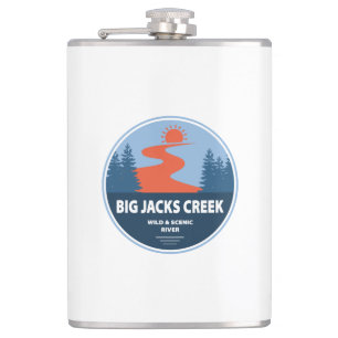 Big Jacks Creek Wild en de Schilderachtig rivier I Heupfles