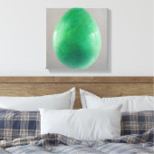 Big Jade Egg Canvas Afdruk (Insitu (Slaapkamer))