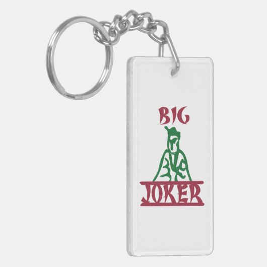 BIG JOKER Mah Jong Tile Sleutelhanger (Voorkant Links)