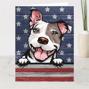 Big Kaart Patriotic Pit Bull