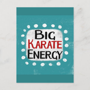 Big Karate Energy Briefkaart