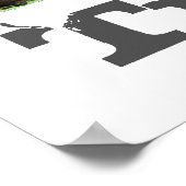 Big Kinder Custom Green Boerderij Tractor Poster (Hoek)