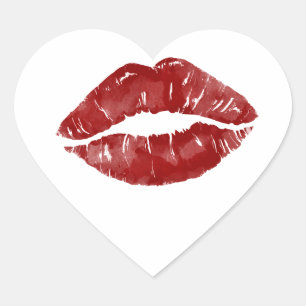 Big Kiss Hart Sticker
