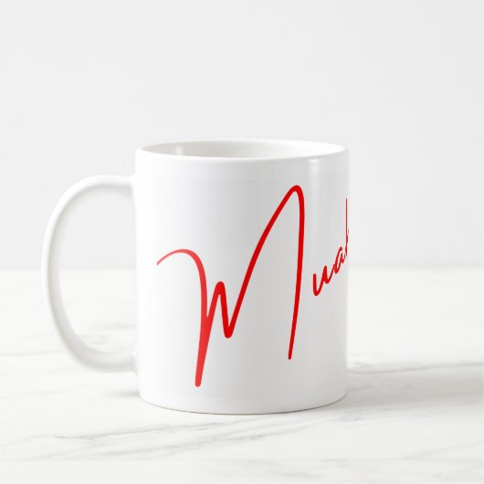 Big Kiss Mug (Gauche)