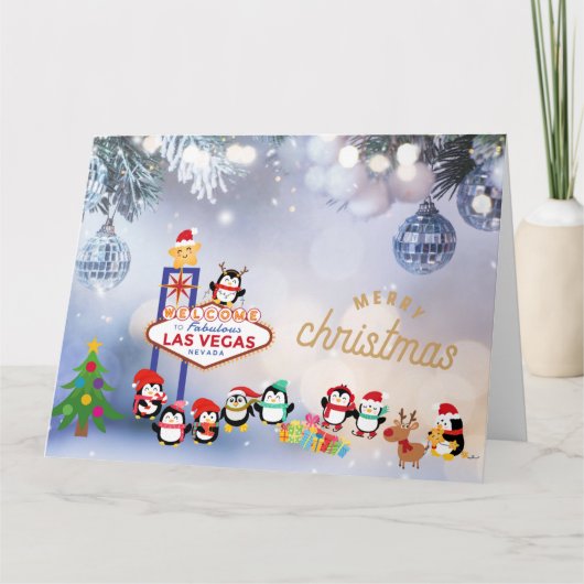 BIG Las Vegas Kerst Kaart (Voorkant)
