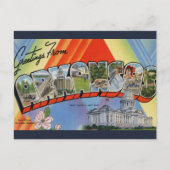  Big Letter Arkansas Briefkaart (Voorkant)