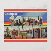  Big Letter South Dakota Briefkaart (Voorkant)