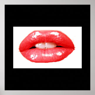 big lips poster