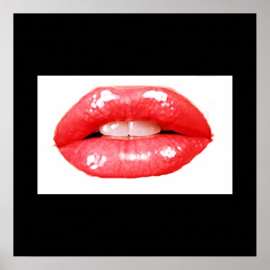 big lips poster (Voorkant)